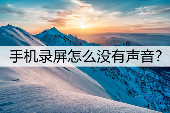 视频录制录声音的软件_视频录制录声音怎么录_视频录制怎么不录声音了